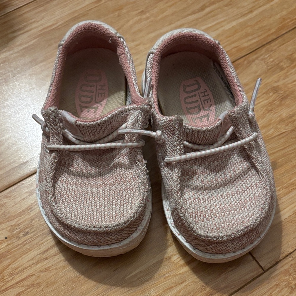 Hey Dude Kids Blush Moccasins